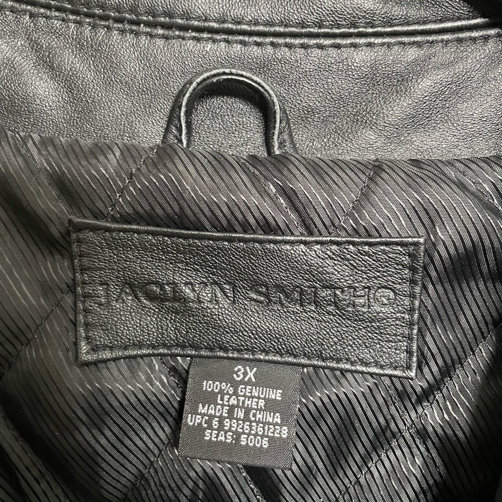 Jaclyn Smith 3x Leather Jacket - Picture 2 of 4
